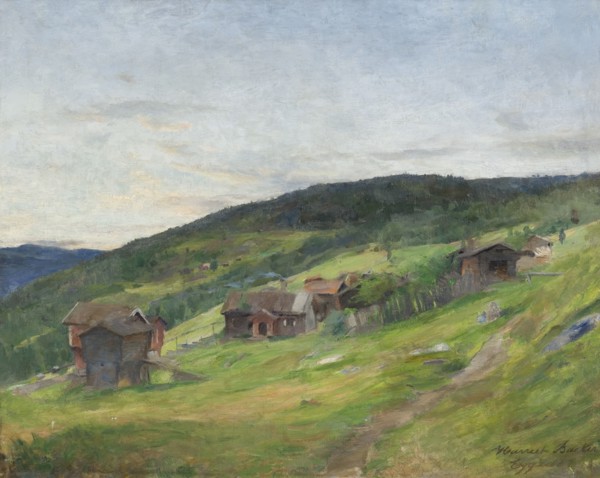 Landscape, Eggedal, 1888. Creator: Harriet Backer.