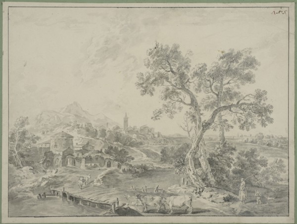 Italian landscape. Creator: Unknown.