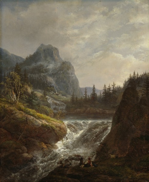 Norwegian Landscape, 1822. Creator: Johan Christian Dahl.