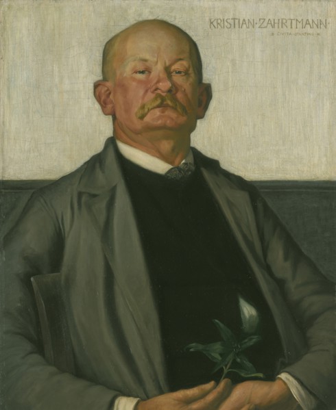 Kristian Zahrtmann,the Danish Painter, 1896. Creator: Johan Rohde.