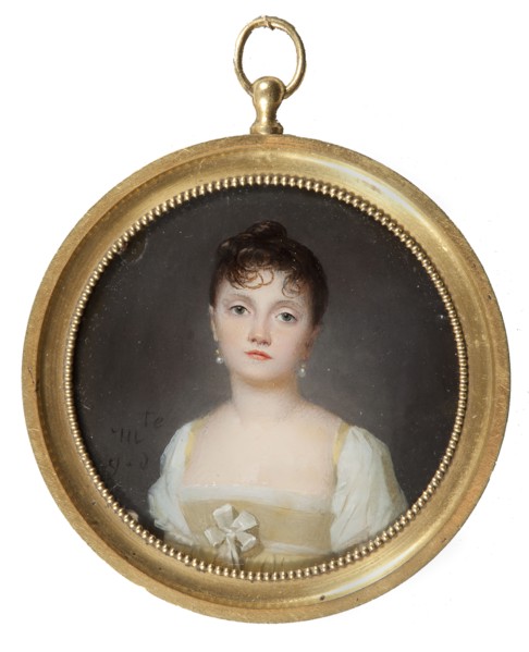 Unknown lady, late 18th-early 19th century. Creator: Marguerite Gerard.