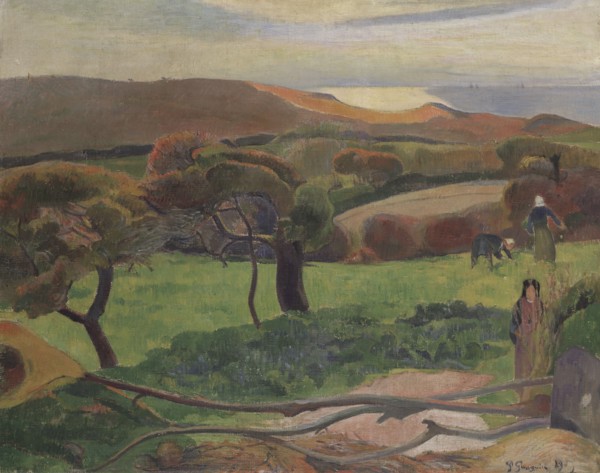 Landscape from Bretagne, 1889. Creator: Paul Gauguin.