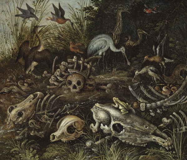 Memento mori, between 1600 and 1609. Creator: Roelandt Savery.