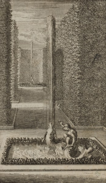 Le Dauphin et le singe, 1677. Creator: Sebastien Le Clerc.