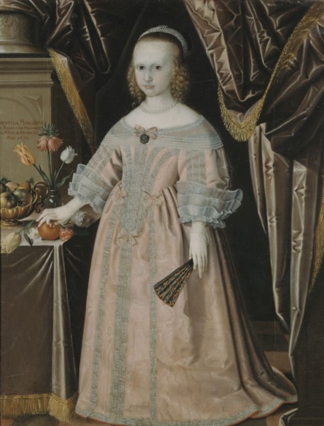 Kristina, 1645-1705, Princess of Baden-Durlach, Duchess of Saxe-Gotha, 1651. Creator: Anon.