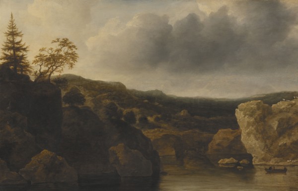 Shore with Steep Cliffs, 1648. Creator: Allart van Everdingen.