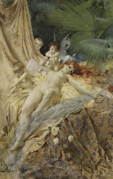 Love nymph. Creator: Anders Leonard Zorn.