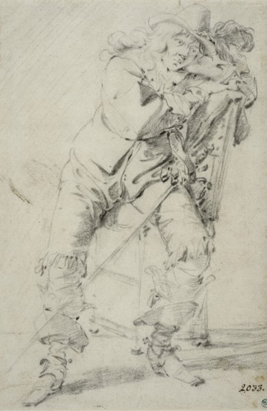 Young rider, seated. Creator: Anthonie Palamedesz.