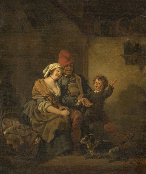 The Happy Family, late 18th-early 19th century. Creator: Jean-Louis Demarne.