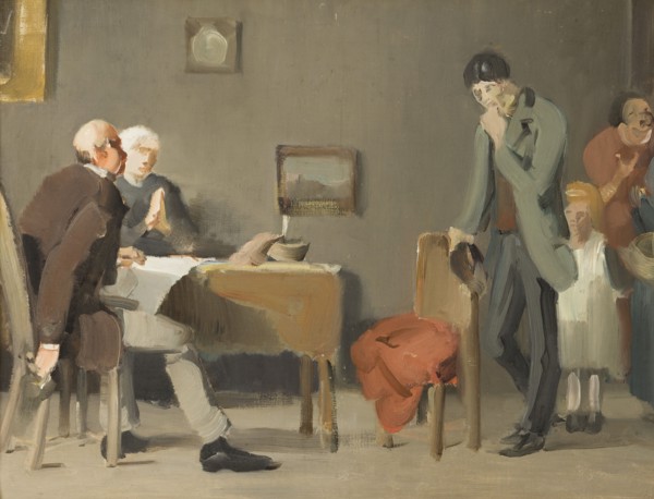 The Prodigal Son. Sketch, 1881. Creator: Axel Henrik Kulle.
