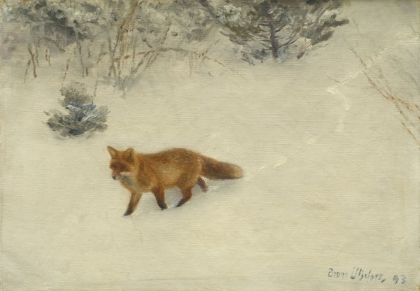 The Fox, 1893. Creator: Bruno Liljefors.