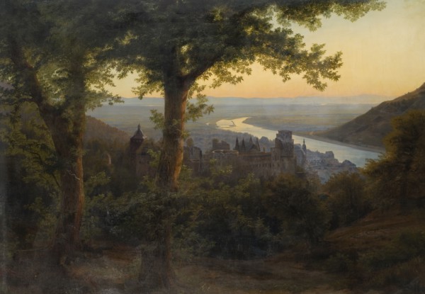 The Castle of Heidelberg, 1838. Creator: Carl Dahl.