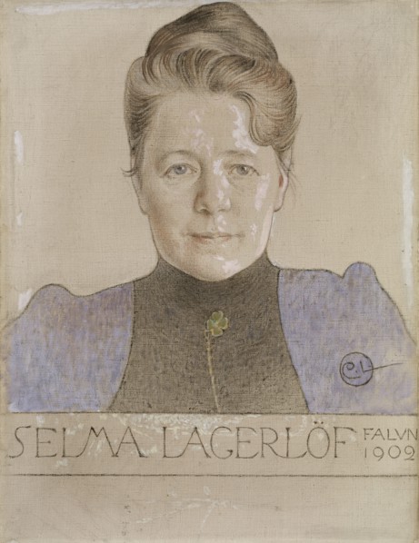 The Author Selma Lagerlöf, 1902. Creator: Carl Larsson.