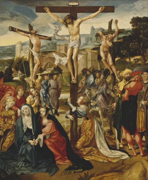 The Crucifixion, between 1500 and 1527. Creator: Cornelius Engebrechtsz.