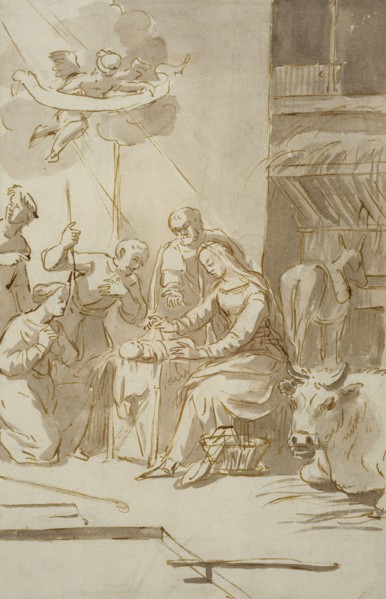 The Adoration of the Shepherds. Creator: Gerard van Houten.