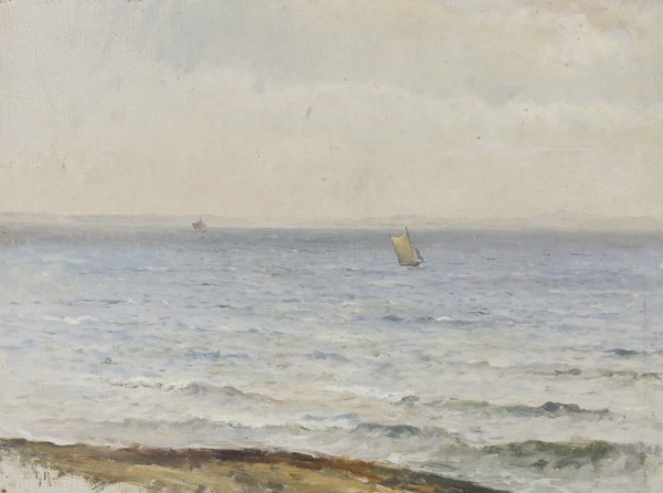 The Sound. Motif from Ven, 1892. Creator: Gustaf Rydberg.