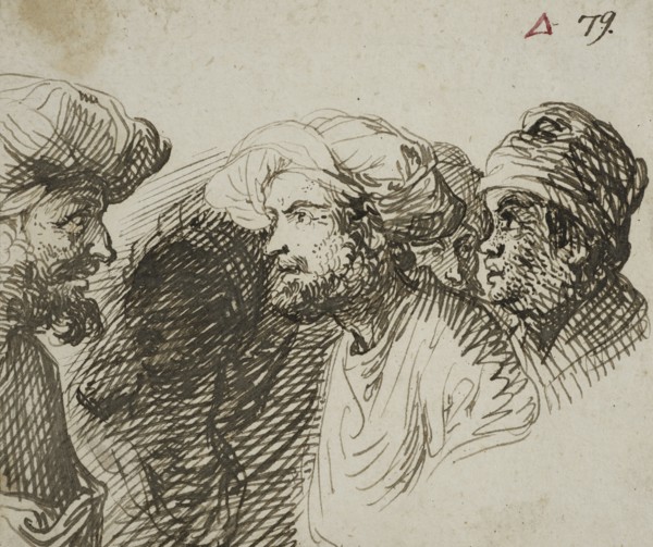 Study of heads with turbans. Creator: Jacob Symonsz. Pynas.