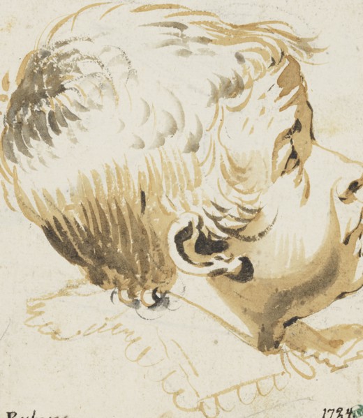 Boy's head, right profile. Creator: Jacob van Campen.