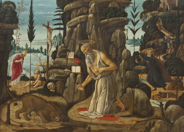 The Penitent St Jerome. Creator: Jacopo del Sellaio.