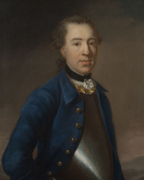 Unknown man (called Lieutenant Colonel Salomon Schützer), 1750. Creator: Johan Henrik Scheffel.