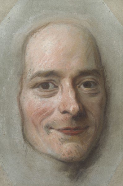 Portrait of Voltaire, c1740. Creator: Maurice-Quentin de La Tour.