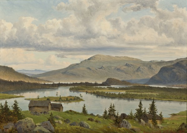 Saggat Swamp Kvikkjokk, 1861. Creator: Per Daniel Holm.
