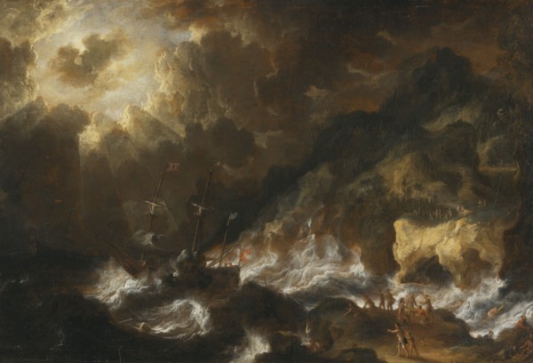 Shipwreck, 1692. Creator: Peter van de Velde.