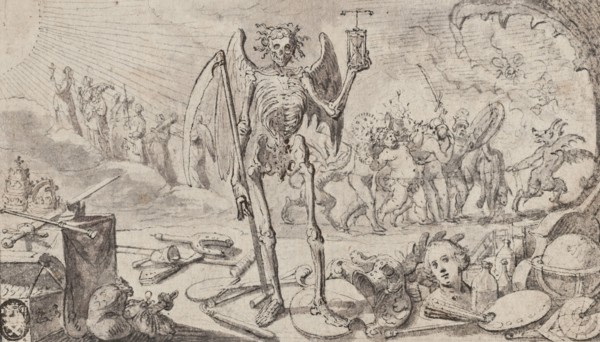 Vanitas with Death and the Last Judgment. Creator: Philip Tideman.