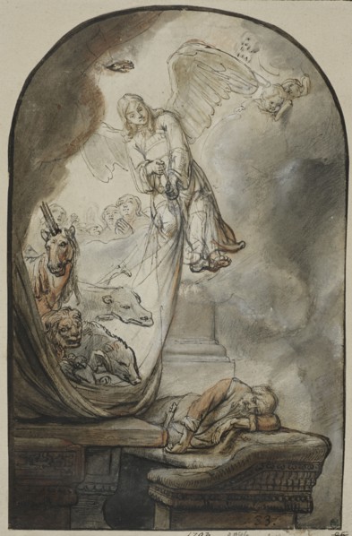 Petri's vision in Caesarea. Creator: Samuel van Hoogstraten.