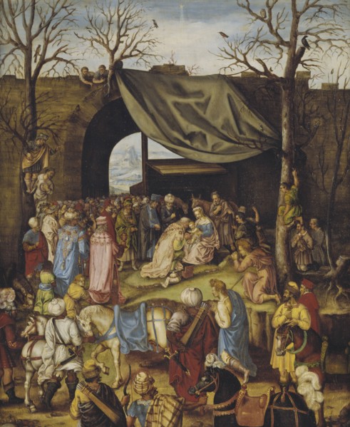 The Adoration of the Magi, c16th century. Creator: Unknown.
