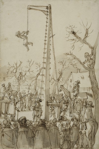 Torture scene, c17th century. Creator: Anon.