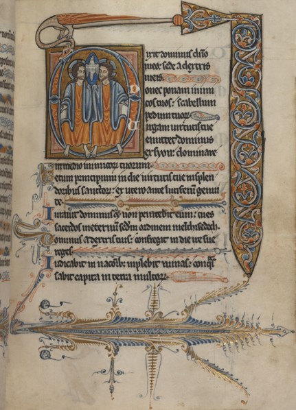 Psalter,  c.1240. Creator: Workshop of William de Braile.