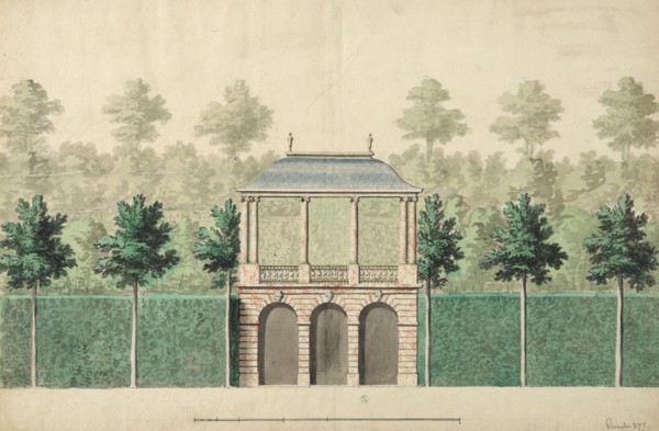 Garden pavilion in Meudon. Creator: Unknown.