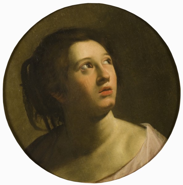 Young Woman, 17th century. Creator: School of Caravaggio.