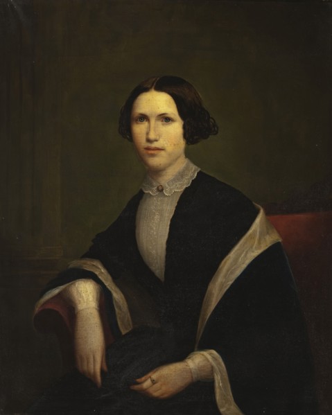 Portrait of Harriet Clark Ferrell, 1853. Creator: Anon.