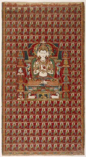Sarvavid Vairochana, From a Set of the Five Jina Buddhas..., c.late 13th - early 14th cent. Creator: Anon.