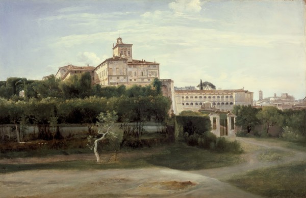 View of the Quirinal Palace, Rome, c1806. Creator: Francois-Marius Granet.