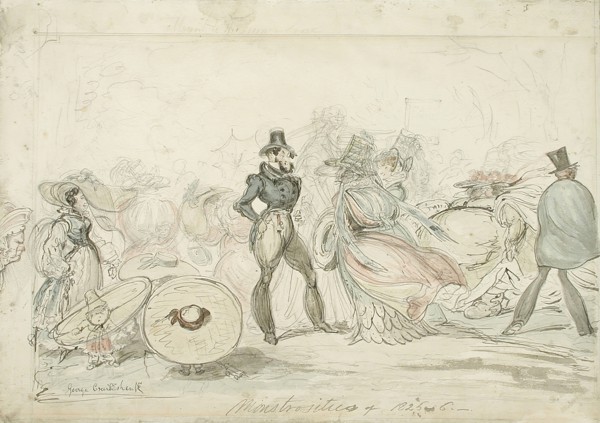Monstrosities of 1825-26, between c1825 and c1826. Creator: George Cruikshank.