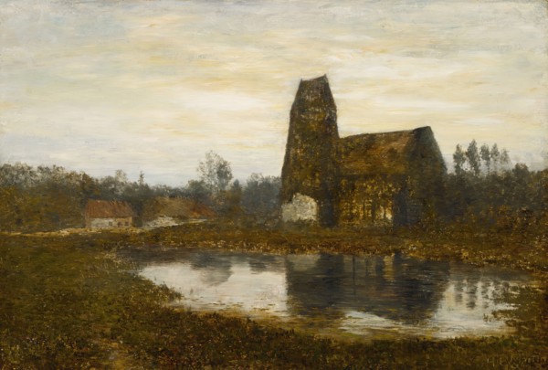 Criqueboeuf Church, Normandy, 1893. Creator: Homer Dodge Martin.