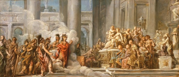 The Arrival of Aeneas in Carthage, between 1772 and 1774. Creator: Jean Bernard Restout.