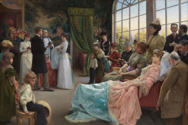 The Baptism, 1892. Creator: Julius LeBlanc Stewart.