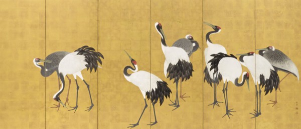 Cranes (image 2 of 20), An'ei period (1772-1780). Creator: Maruyama Okyo.