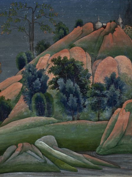 Table with Snow Lions (image 2 of 3), 19th century. Creator: Unknown.