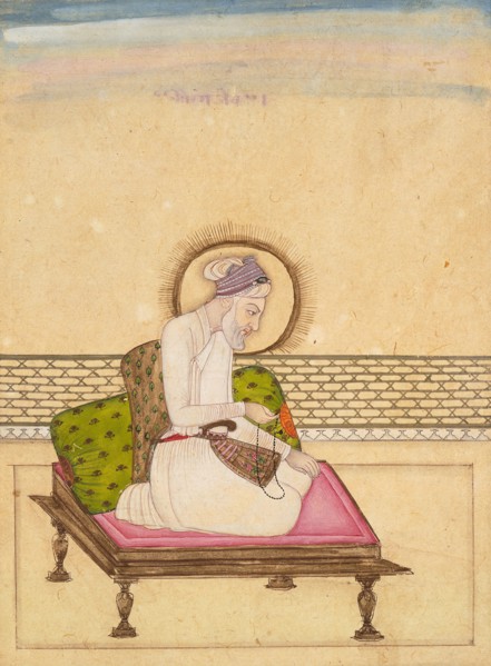 Emperor Aurangzeb (reigned 1658-1707), c1725. Creator: Unknown.