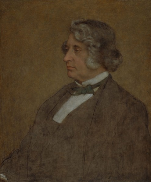 Portrait of Senator Charles Sumner, 1874. Creator: William Page.