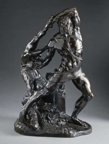 Hercules and Lychas, Modelled in 1796; this cast c.1825-1850. Creator: Antonio Canova.