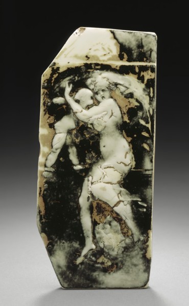 Mother and Child, between c.1880 and c.1881. Creators: Auguste Rodin, Sèvres Porcelain Manufactory.
