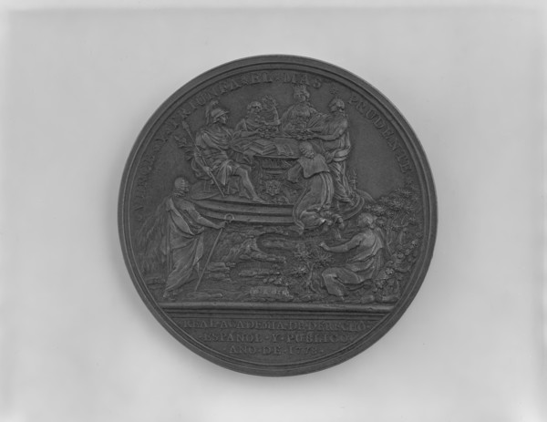 The Foundation of the Royal Academy of Mexico (image 2 of 2), 1778. Creator: Jerónimo Antonio Gil.