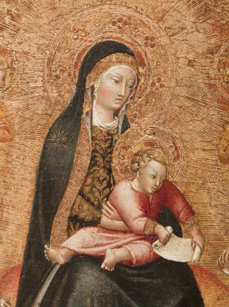 The Virgin and Child with Saints and the Annunciation (image 11 of 14), between c.1427 and c.1430. Creator: Giovanni di Paolo.