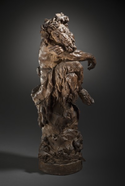 Seated Satyr, c.1865. Creator: Jean Baptiste Clésinger.